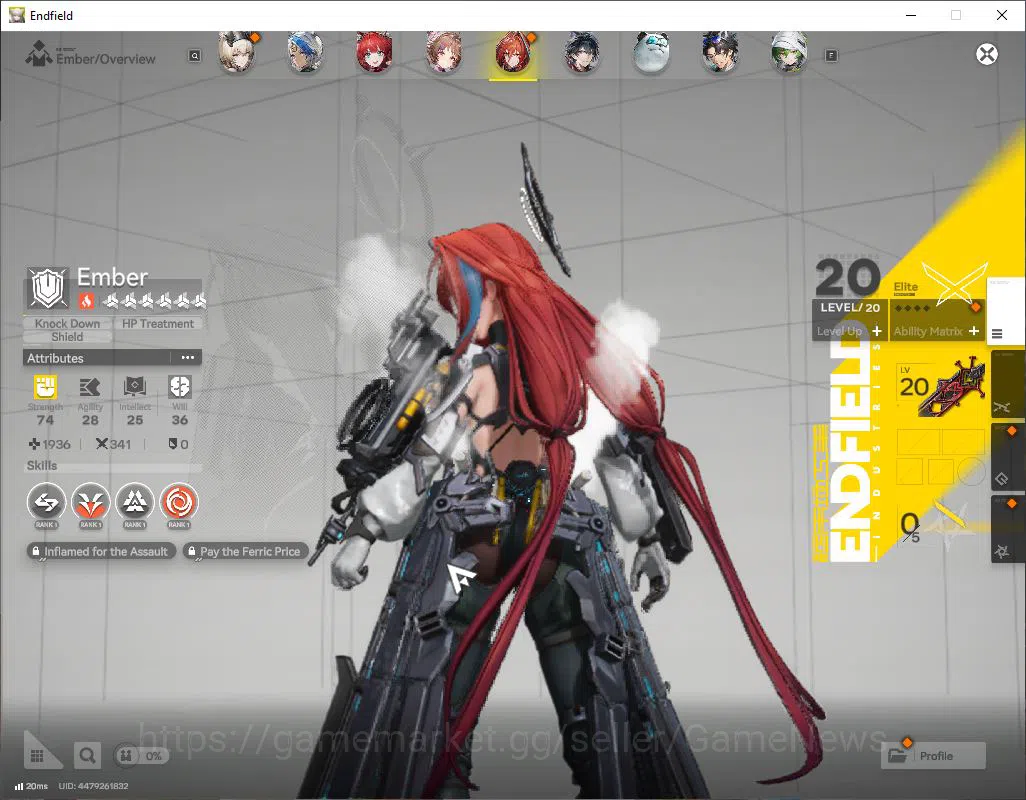 Arknights: Endfield Accounts ASIA| Level 51|5 SSR [4Limited]| [Yvonne,Gilberta+ image 6