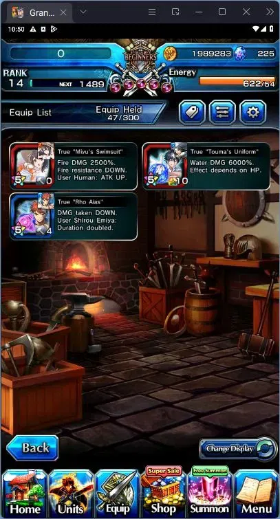 Grand Summoners Accounts [GLOBAL] Rank 14 | 8 Ascend |Paladin Roy |Summer M image 2