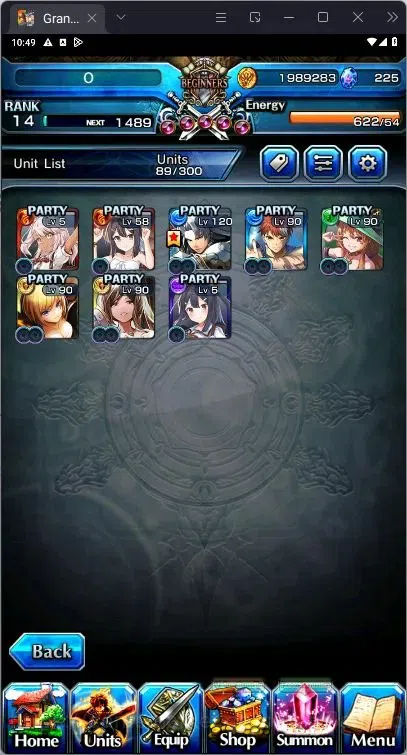 Grand Summoners Accounts [GLOBAL] Rank 14 | 8 Ascend |Paladin Roy |Summer M image 3
