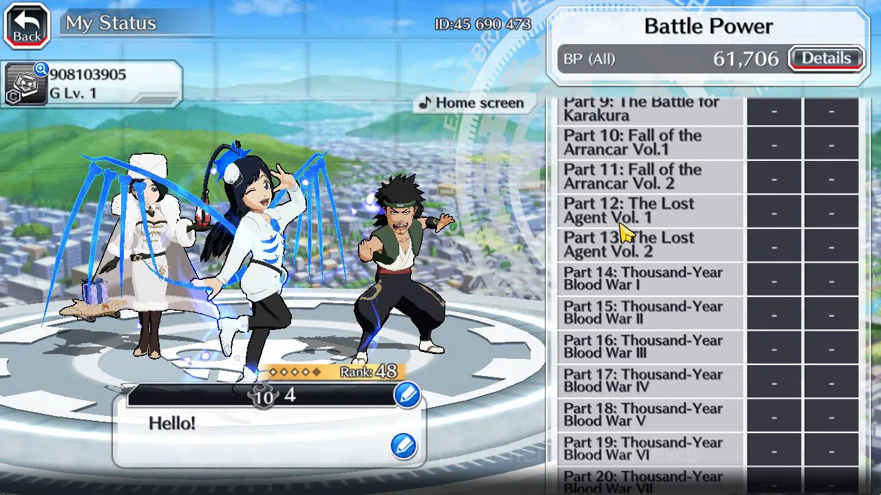 Bleach: Brave Souls Accounts [GLOBAL]6K Orbs+Fresh All Story|Gisele TYBW26,Ganj image 15