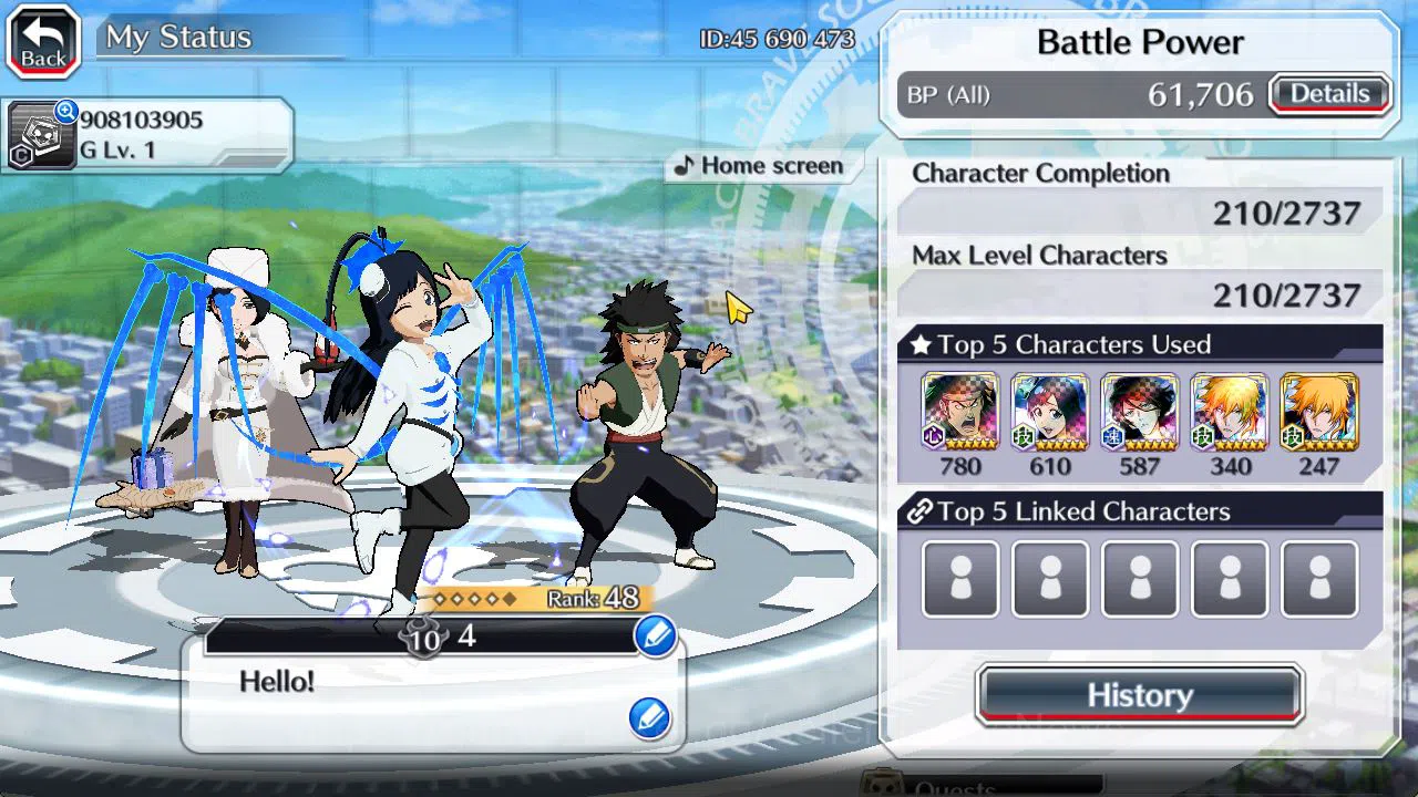 Bleach: Brave Souls Accounts [GLOBAL]6K Orbs+Fresh All Story|Gisele TYBW26,Ganj image 17