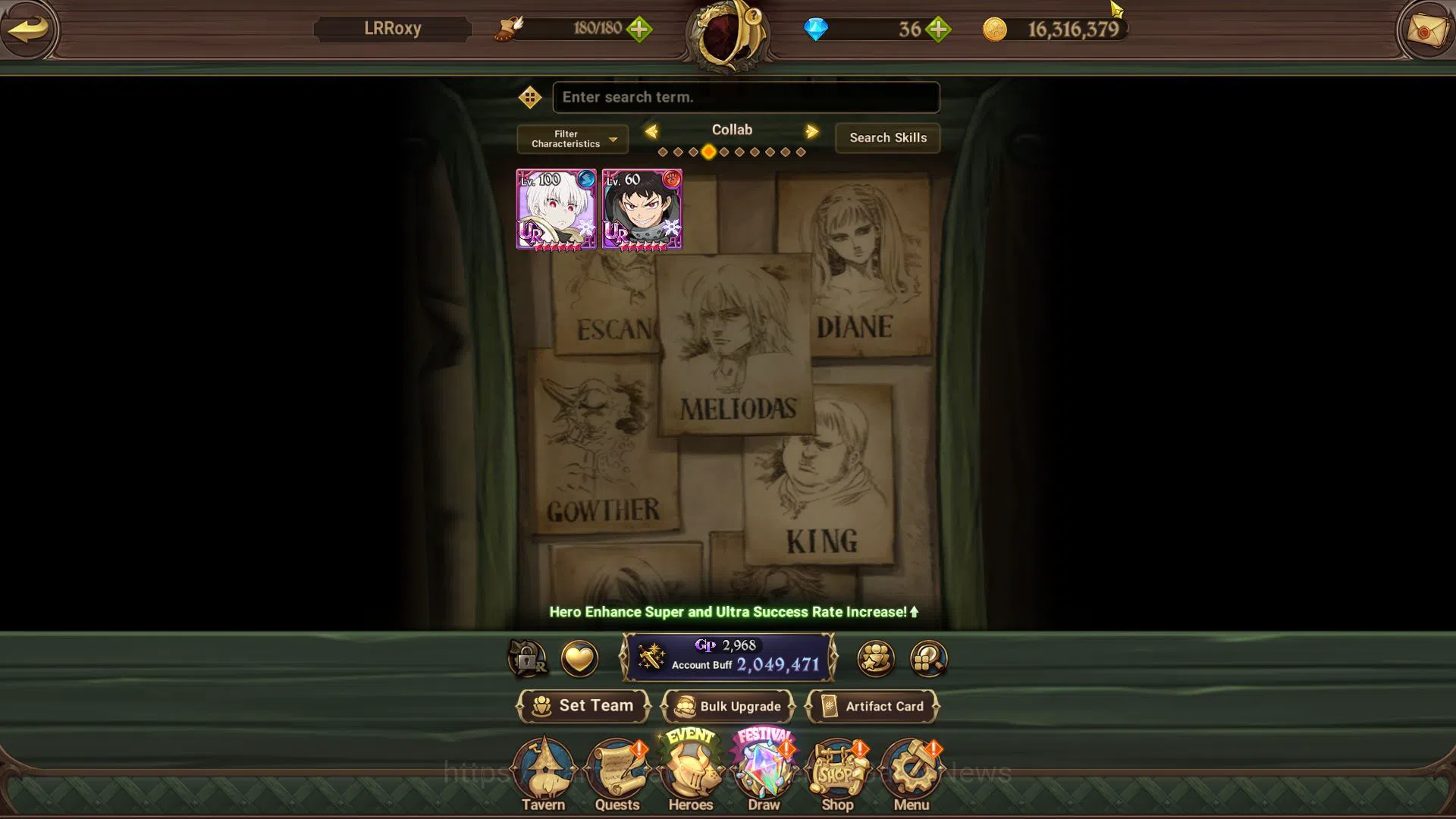 The Seven Deadly Sins: Grand Cross Accounts Asia|2M CC|1 LR+5 UR+Collab FF|Roxy3/6,Nightmare S image 4