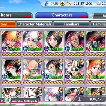 Bleach: Brave Souls Accounts High-End GLOBAL|20K Orbs|TYBW25 Ichigo,JapPar Riruka,9th Kenpachi,Ichigo,Christmas24