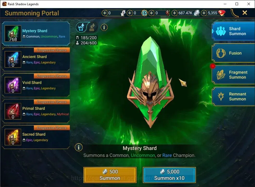 Raid: Shadow Legends Accounts Lv42 790K Power|1 Mythic(Galathir)|23 Legend(Ninja image 18