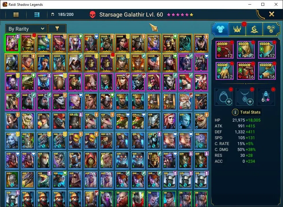Raid: Shadow Legends Accounts Lv42 790K Power|1 Mythic(Galathir)|23 Legend(Ninja image 3