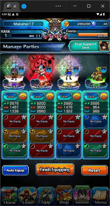 Grand Summoners Accounts GLOBAL|10 Ascend|Lark,Sunraku,Valerie,Madoka Kanam image 4