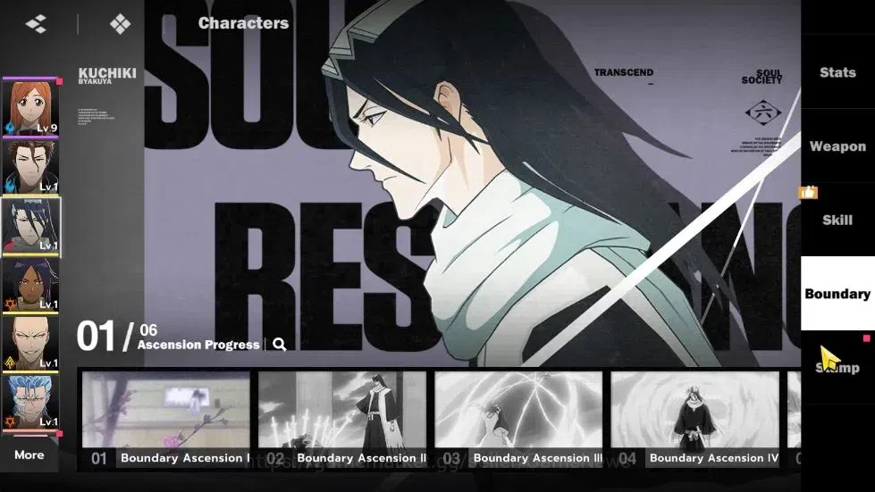 BLEACH: Soul Resonance Accounts NuverseSEA|LV 53|6 SSR [(Gin B2,Tosen B2,Aizen,Ikk image 15