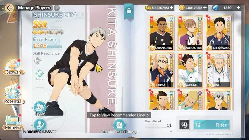 HAIKYU!! FLY HIGH Accounts SEA Lv51 |4 SP [Oikawa,Akira,Tsukishima,Nishinoya] image 3