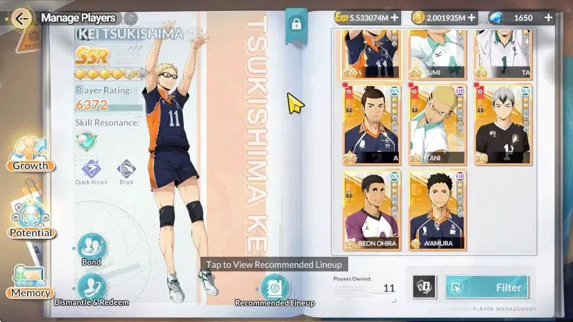 HAIKYU!! FLY HIGH Accounts SEA Lv51 |4 SP [Oikawa,Akira,Tsukishima,Nishinoya] image 4