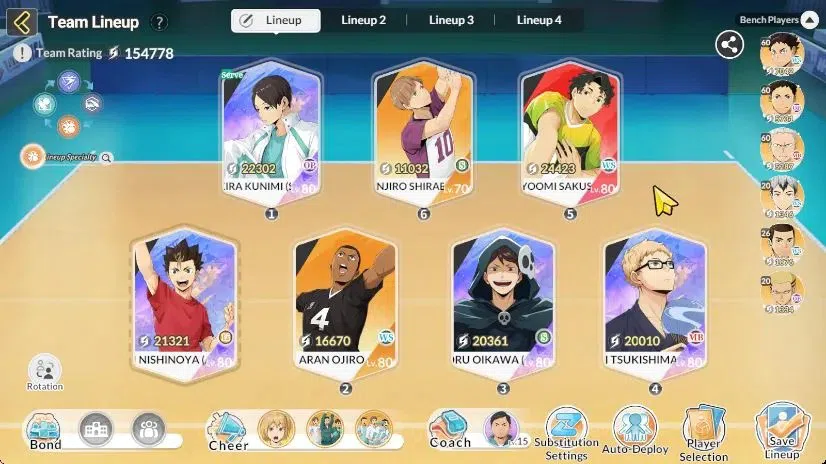HAIKYU!! FLY HIGH Accounts SEA Lv51 |4 SP [Oikawa,Akira,Tsukishima,Nishinoya] image 5