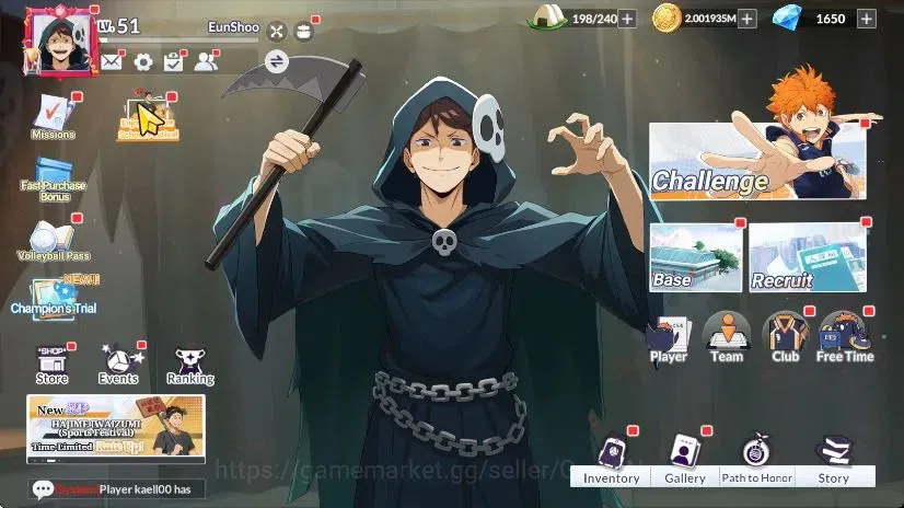 HAIKYU!! FLY HIGH Accounts SEA Lv51 |4 SP [Oikawa,Akira,Tsukishima,Nishinoya] image 6