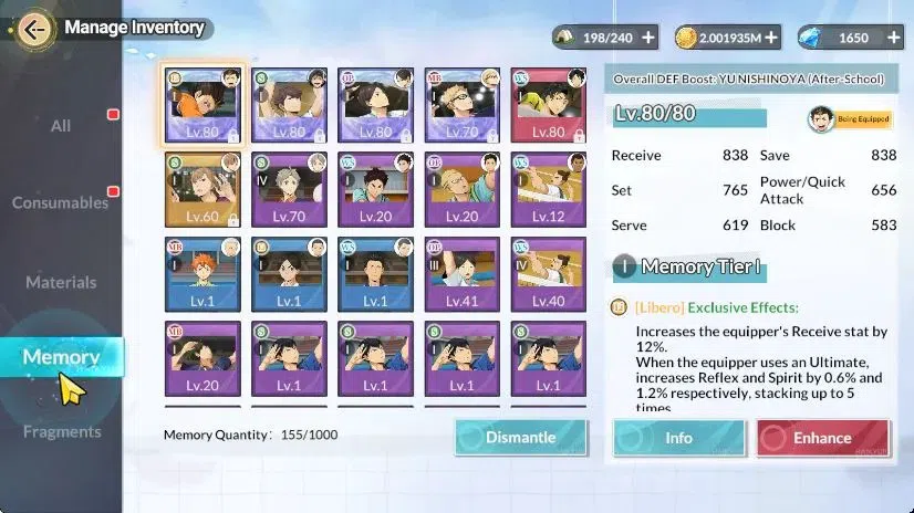 HAIKYU!! FLY HIGH Accounts SEA Lv51 |4 SP [Oikawa,Akira,Tsukishima,Nishinoya] image 9