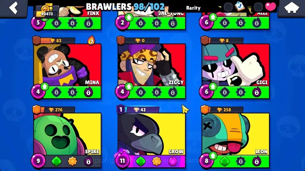 Brawl Stars Accounts 40K Trophy|98 Brawlers 29 Max Lvl|UL Kaze|395 Skin image 12