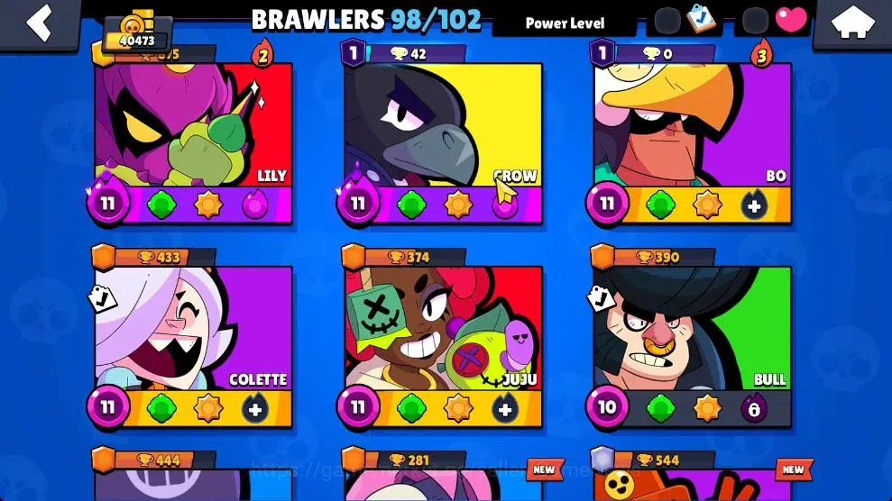 Brawl Stars Accounts 40K Trophy|98 Brawlers 29 Max Lvl|UL Kaze|395 Skin image 9