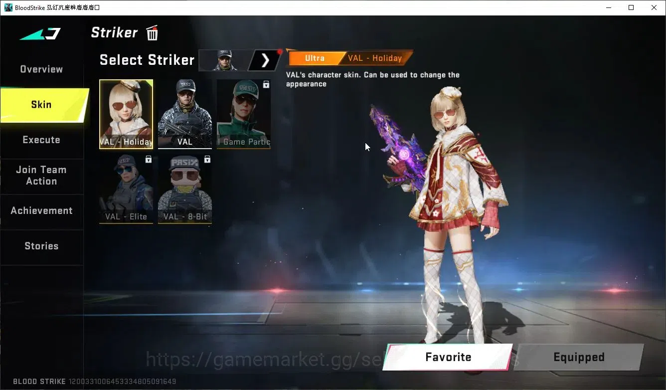 Blood Strike Accounts ASIA|3 ETERNAL[JET-Comet,Zero,KAG6]+MELE AXE,Katar image 10