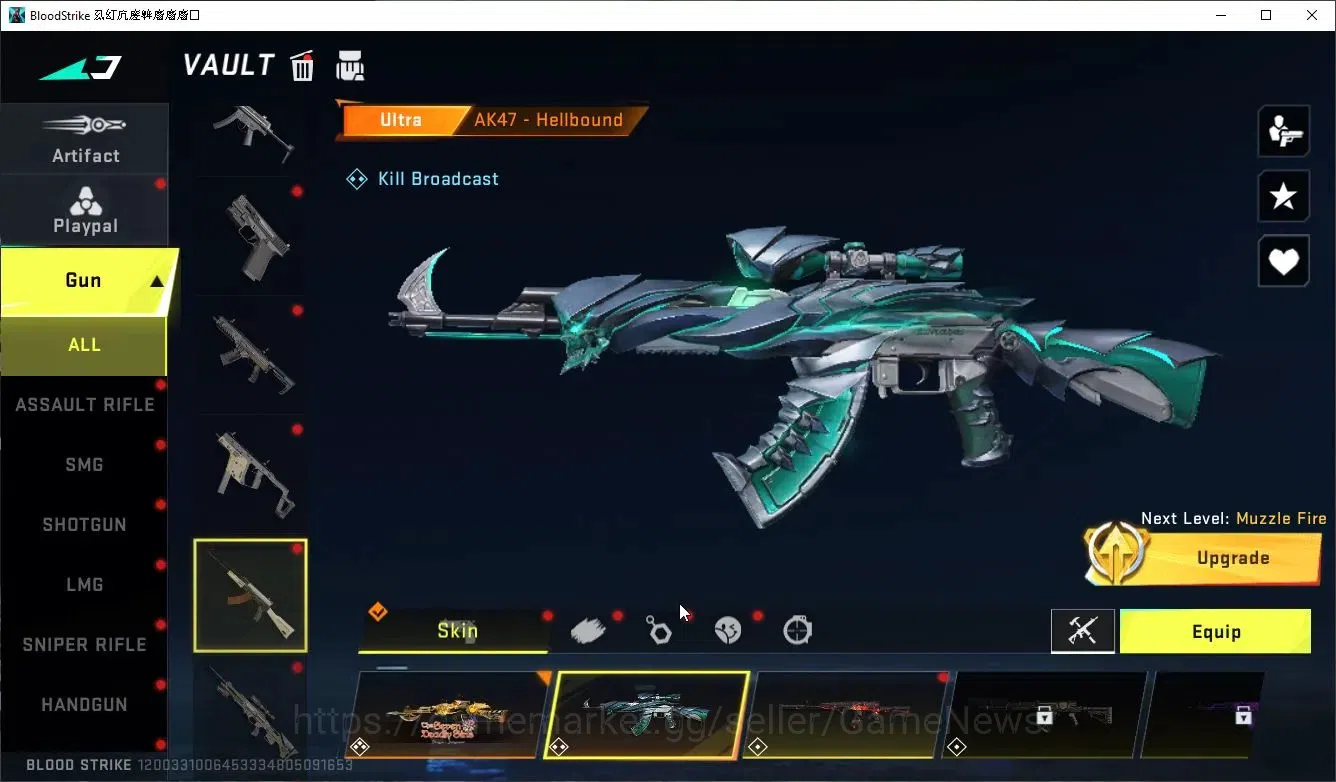 Blood Strike Accounts ASIA|3 ETERNAL[JET-Comet,Zero,KAG6]+MELE AXE,Katar image 19