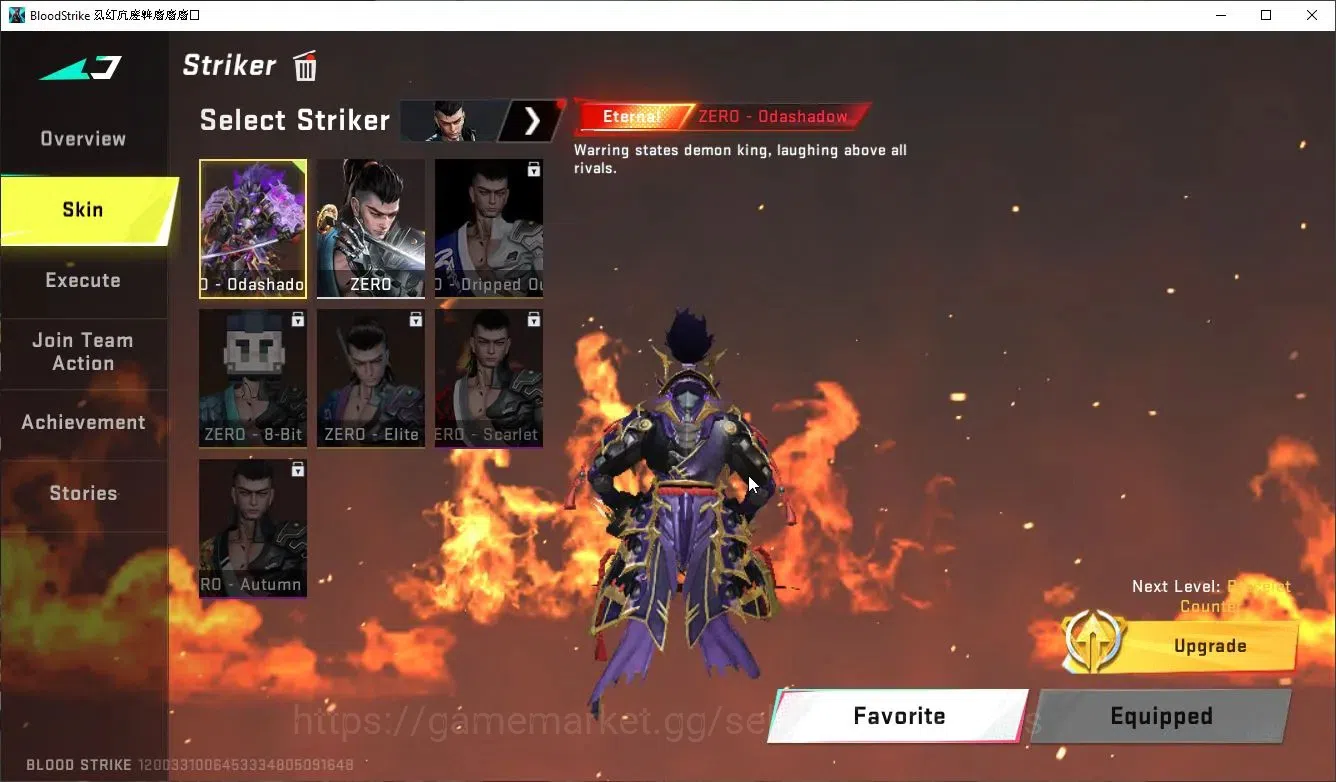 Blood Strike Accounts ASIA|3 ETERNAL[JET-Comet,Zero,KAG6]+MELE AXE,Katar image 4