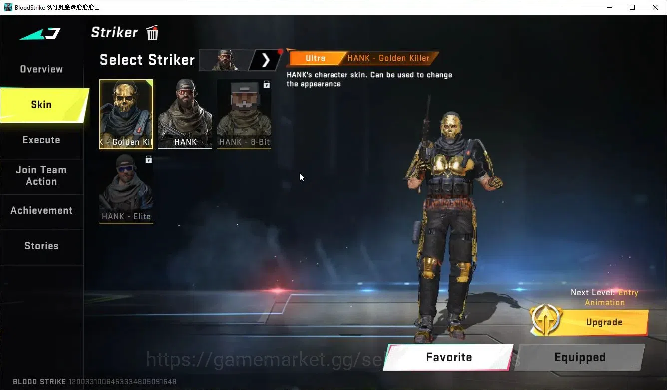 Blood Strike Accounts ASIA|3 ETERNAL[JET-Comet,Zero,KAG6]+MELE AXE,Katar image 5