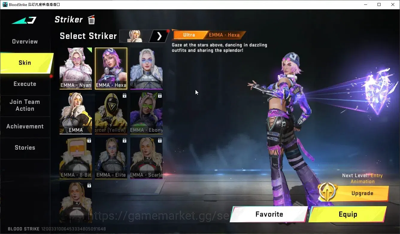 Blood Strike Accounts ASIA|3 ETERNAL[JET-Comet,Zero,KAG6]+MELE AXE,Katar image 8