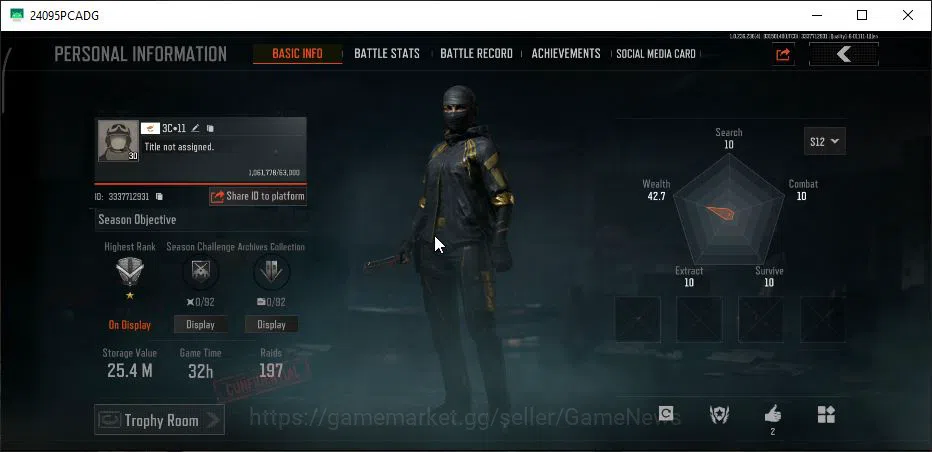 Arena Breakout Mid-Tier [MOBILE] Lv30|SV 25M|CV 12M|Battle Machete|LR AR1  image 1