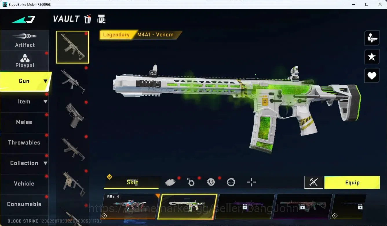 Blood Strike Accounts ASIA | 1 ETERNAL: Desert Eagle | 2 BLEACH | 2 7DS image 6