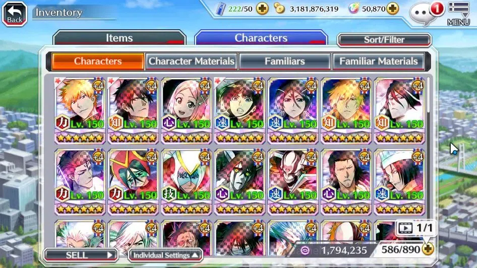 Bleach: Brave Souls Accounts [GLOBAL]50K Orb|2 Renewd Ichigo,TYBW25 Yachiru,Nem image 9