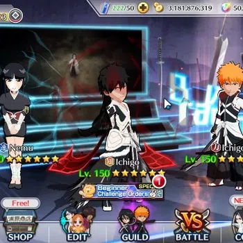 Bleach: Brave Souls High-End [GLOBAL]50K Orb|2 Renewd Ichigo,TYBW25 Yachiru,Nem image 1