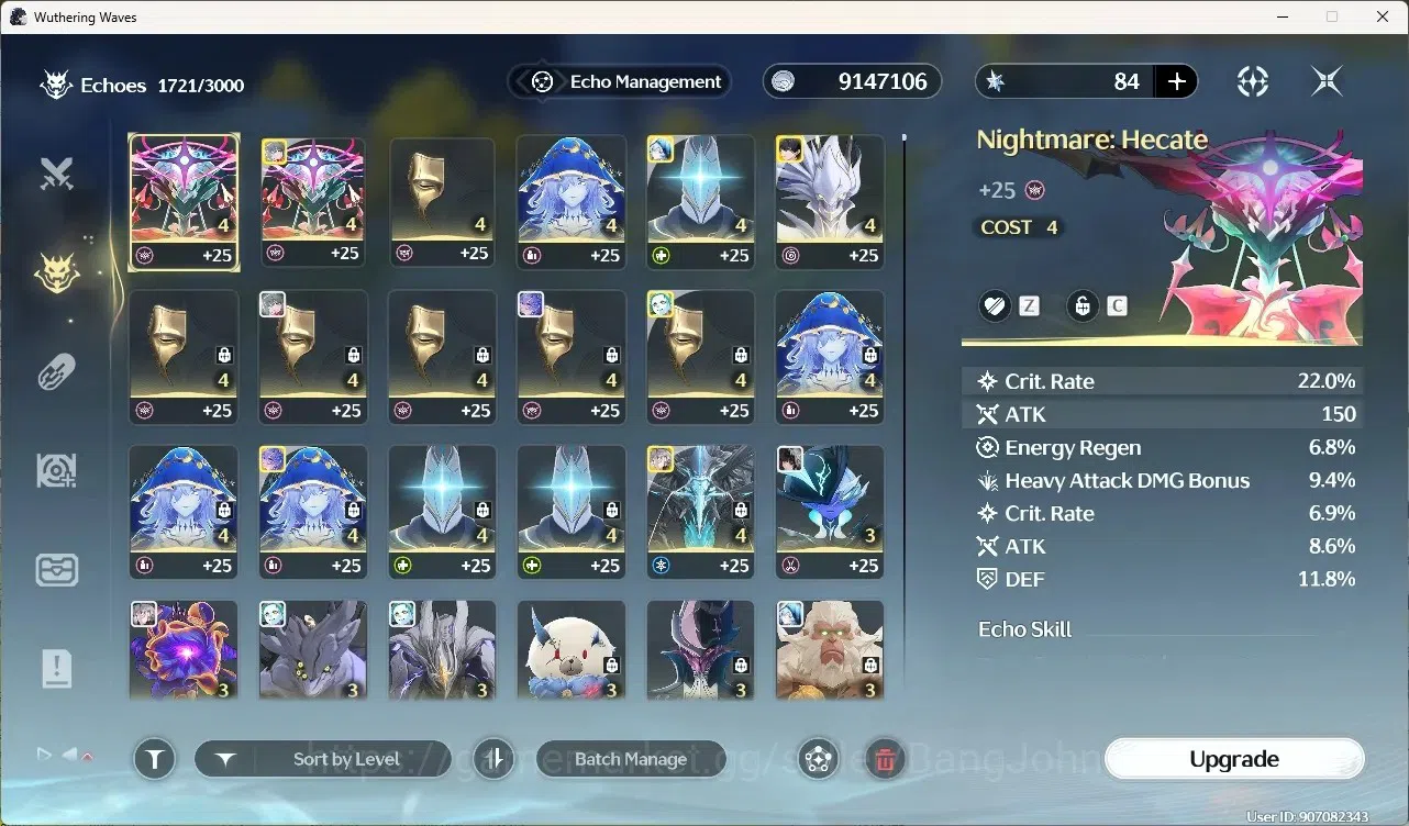 Wuthering Waves Accounts Mid-Game SEA|UL 62|Rank 7|5 Char Limited 16