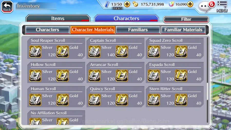 Bleach: Brave Souls Accounts GLOBAL]10K Orb+Fresh All Story|Ichigo10thAnniv,2So image 17