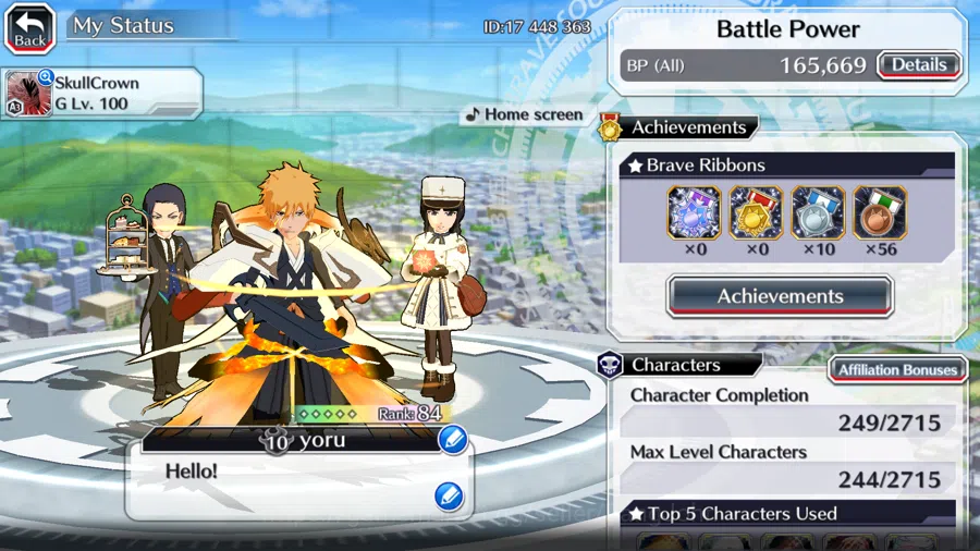 Bleach: Brave Souls Accounts GLOBAL]10K Orb+Fresh All Story|Ichigo10thAnniv,2So image 2