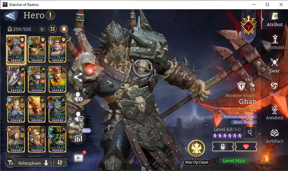 Watcher of Realms Accounts GLOBAL 60x|12M Power|15 Lord[IngridA5,PraetusA1,Ez image 15