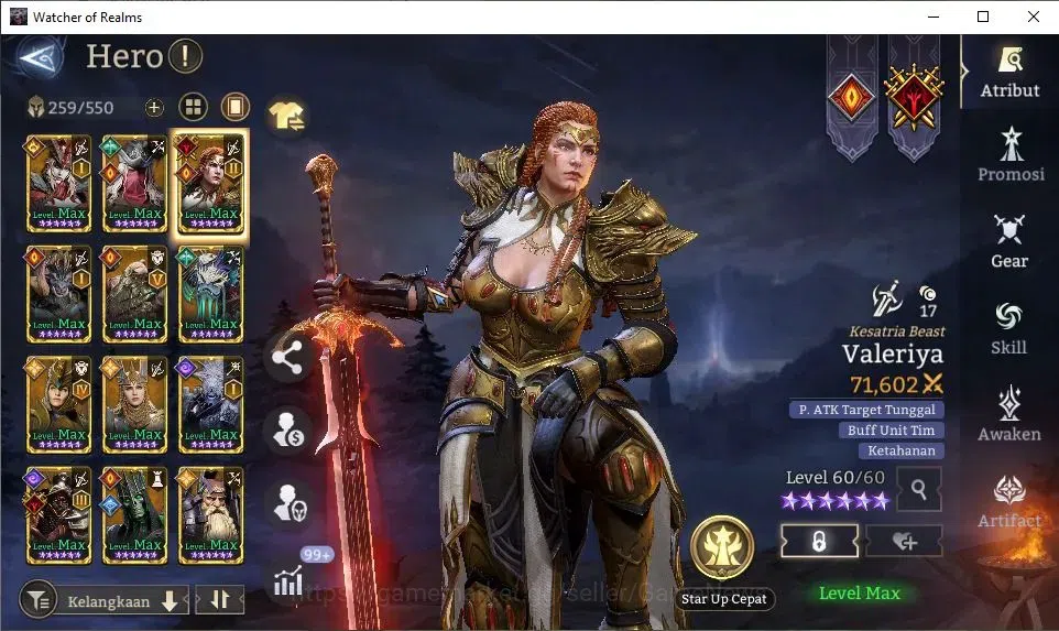 Watcher of Realms Accounts GLOBAL 60x|12M Power|15 Lord[IngridA5,PraetusA1,Ez image 20