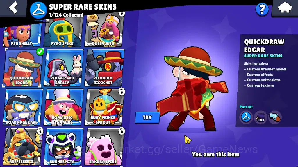 Brawl Stars Accounts 1837 Trophy|21 Brawlers 1 Max Lv[Edgar]|5k Bling 1 image 15