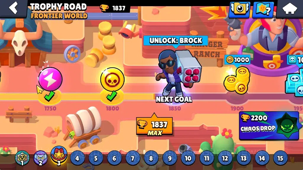Brawl Stars Accounts 1837 Trophy|21 Brawlers 1 Max Lv[Edgar]|5k Bling 1 image 6