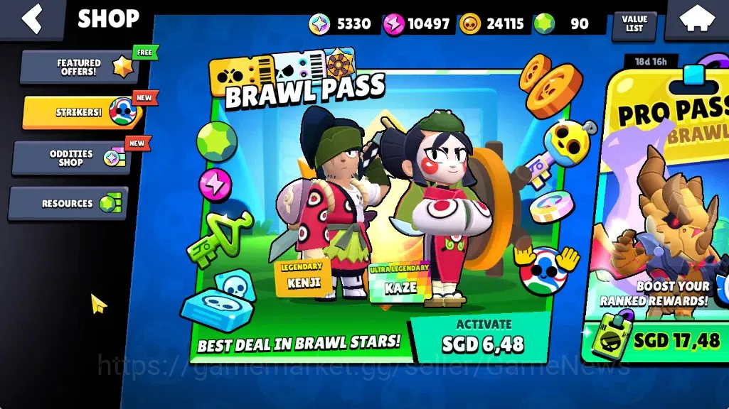Brawl Stars Accounts 1837 Trophy|21 Brawlers 1 Max Lv[Edgar]|5k Bling 1 image 7