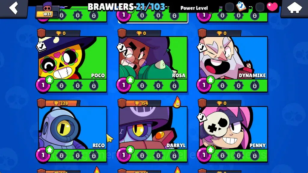 Brawl Stars Accounts 1837 Trophy|21 Brawlers 1 Max Lv[Edgar]|5k Bling 1 image 9