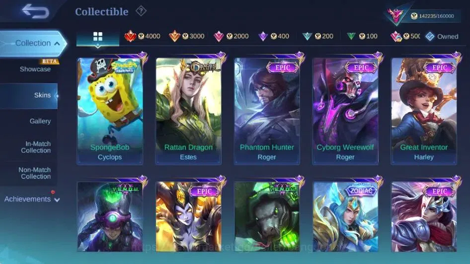 Mobile Legends: Bang Bang Accounts Global|Skin 425|Exalted|Legend Lunox,DUCATI Irithe image 15