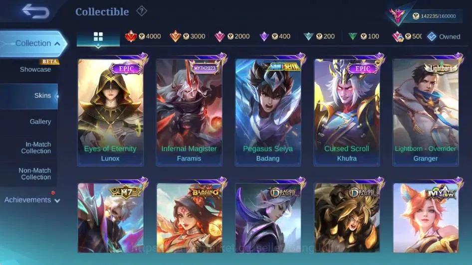 Mobile Legends: Bang Bang Accounts Global|Skin 425|Exalted|Legend Lunox,DUCATI Irithe image 20