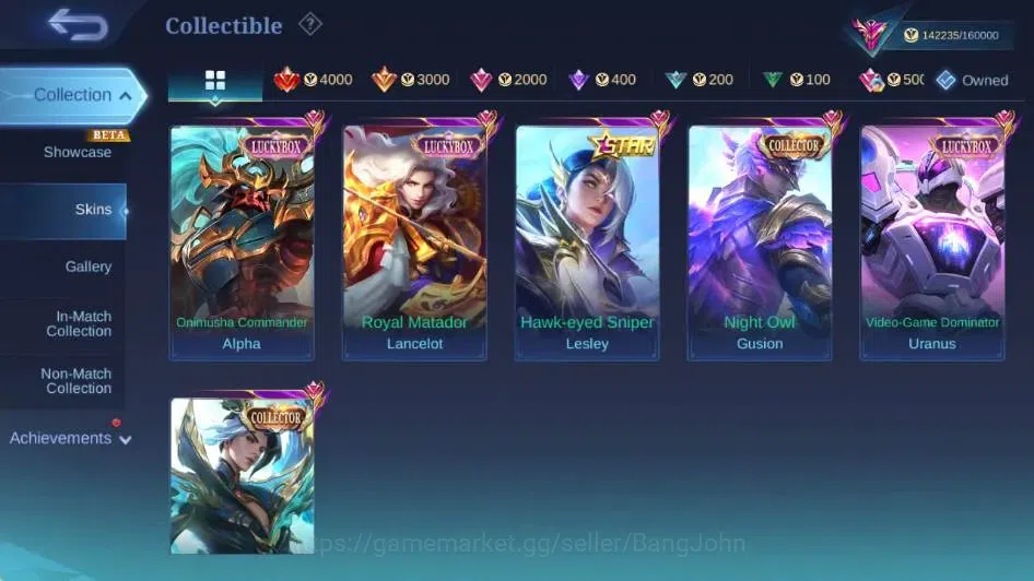 Mobile Legends: Bang Bang Accounts Global|Skin 425|Exalted|Legend Lunox,DUCATI Irithe image 9