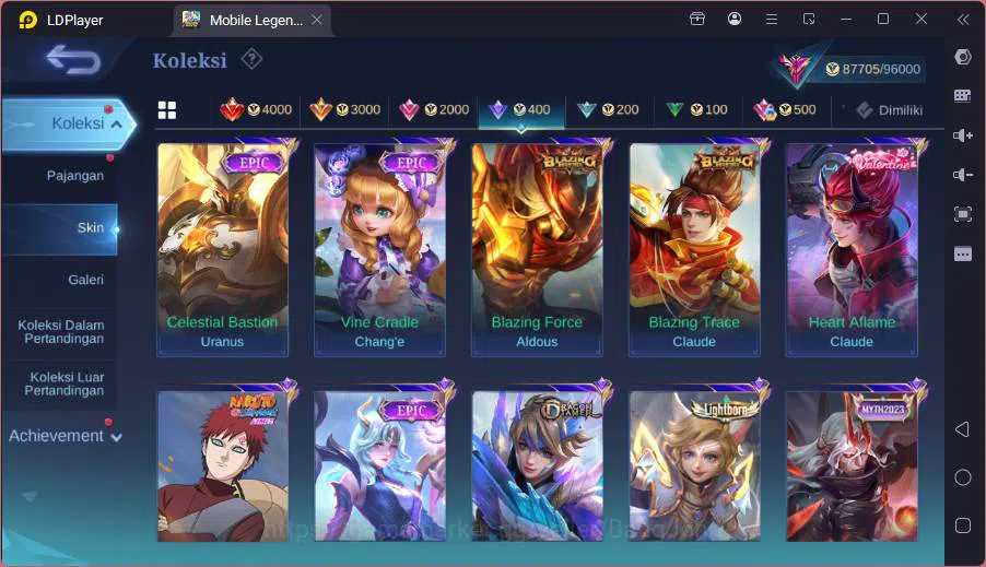 Mobile Legends: Bang Bang Accounts GLOBAL|Hero 131|Skin 342|Kof Guinevere+Karina,Prim image 15