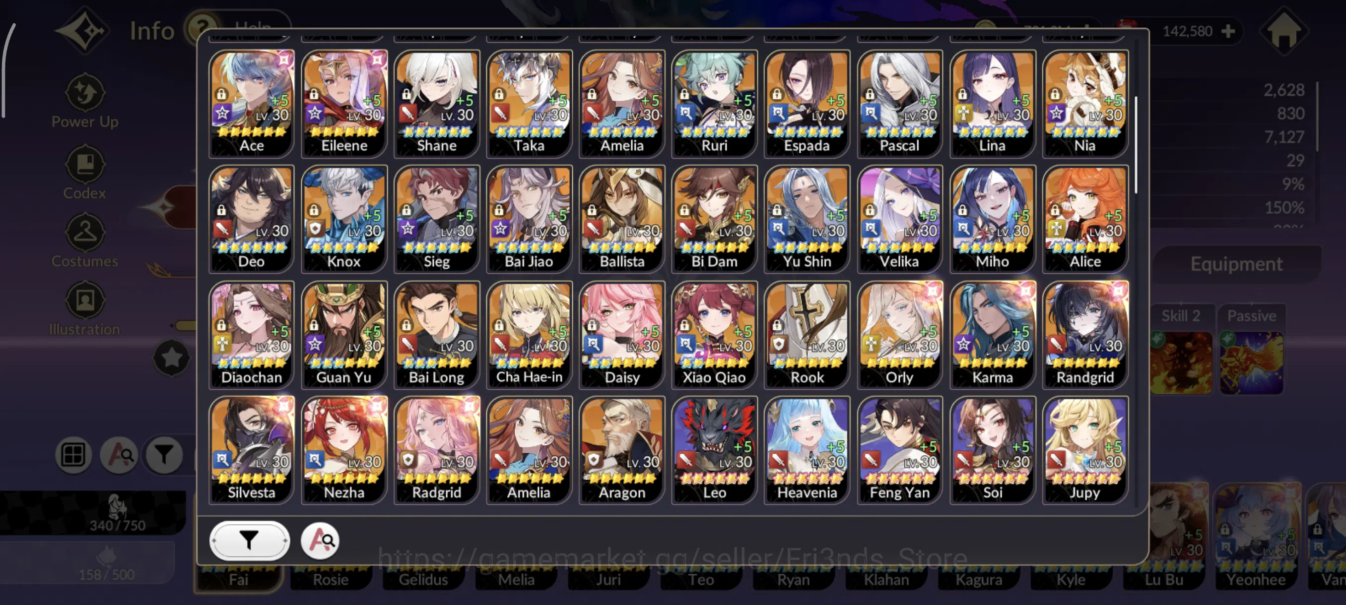 Seven Knights Re:Birth Accounts SKR29 | GLOBAL ASIA | BEAST ACC 7 O7K FAI T1 GELID image 2