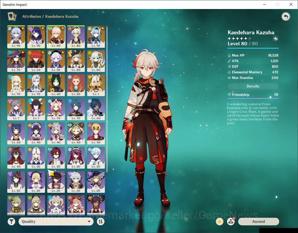 Genshin Impact Accounts ASIA| AR 55|9 Limited +1(*5Weapon)|Coumbina,Xilone image 12
