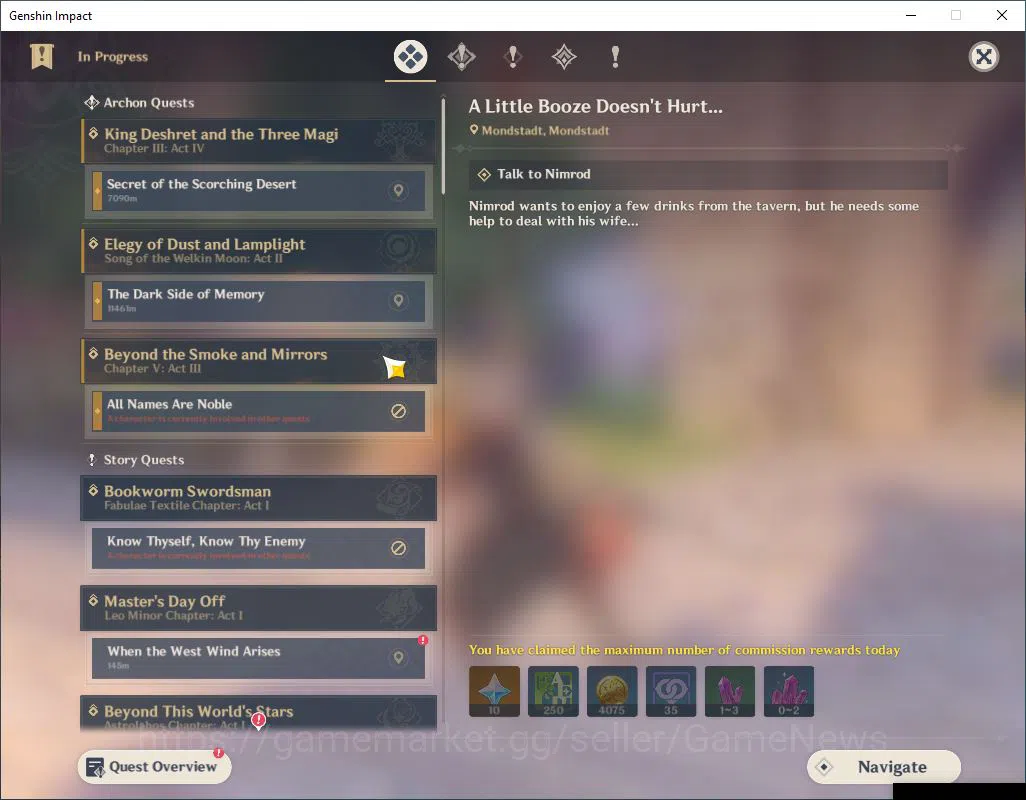 Genshin Impact Accounts ASIA| AR 55|9 Limited +1(*5Weapon)|Coumbina,Xilone image 6