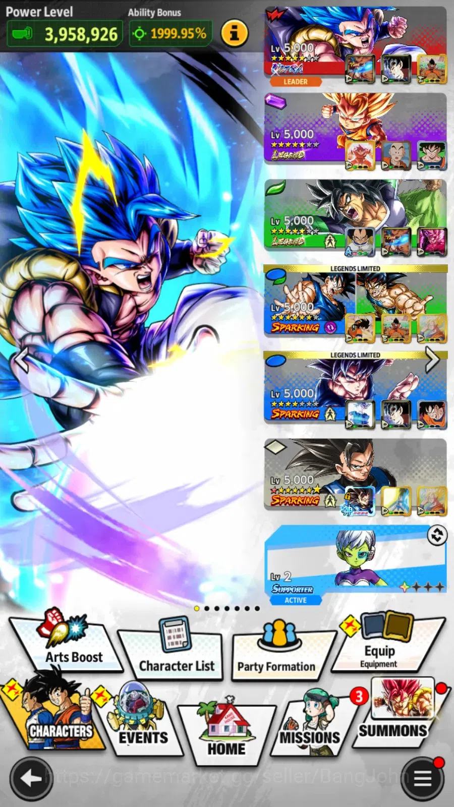 Dragon Ball Legends Accounts Global | Lvl 149|11.8M Total Power|896 CC|2 LR|1 U image 14