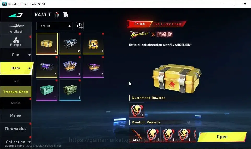 Blood Strike Accounts ASIA|Starter|Collab EVAGELION-MCX|ULTRA M700-Iridi image 11