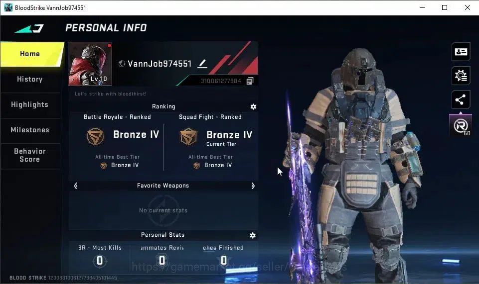 Blood Strike Accounts ASIA|Starter|Collab EVAGELION-MCX|ULTRA M700-Iridi image 2
