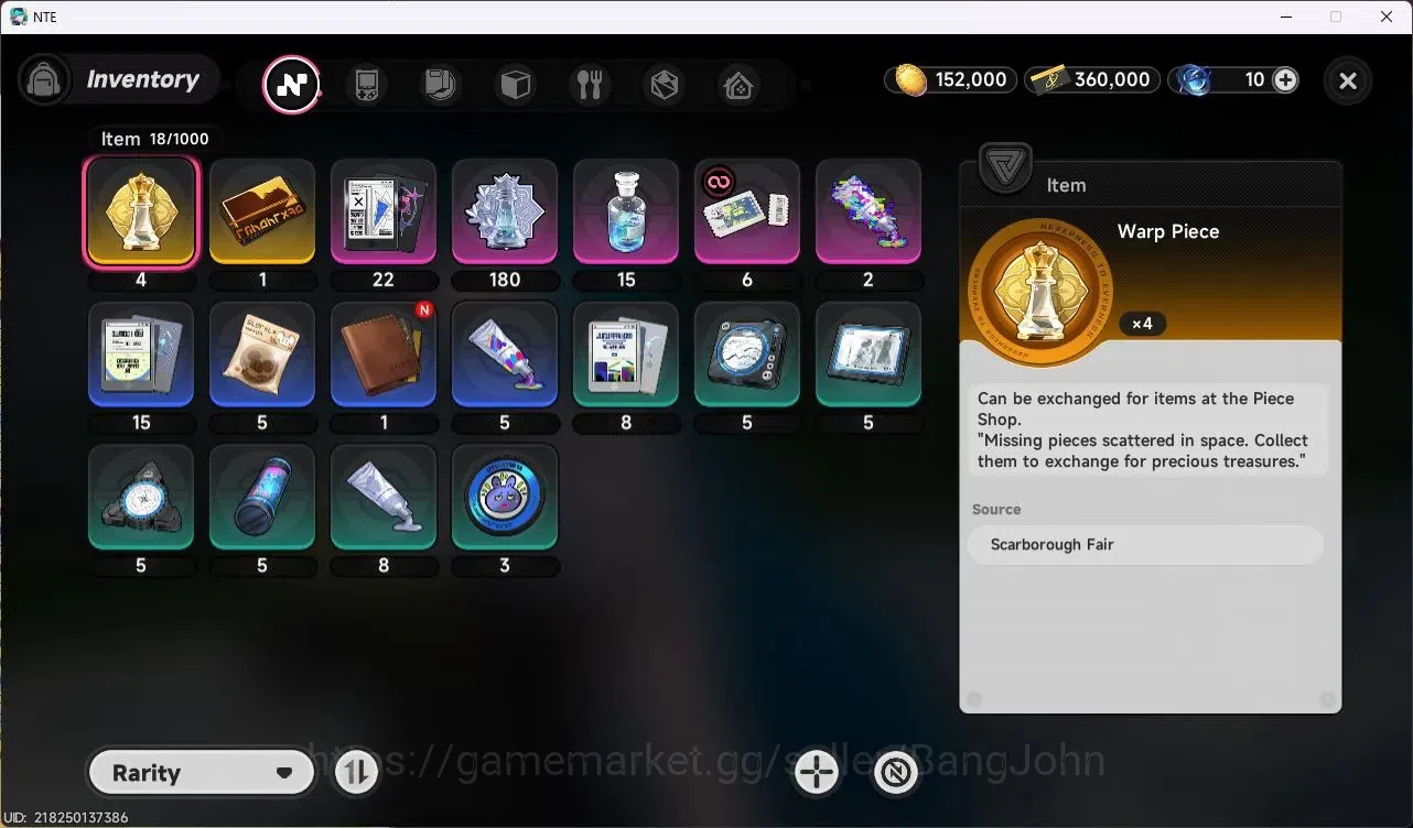 Neverness to Everness Accounts Europe | Hunter Lv 3 | 4 S-Class (Lacrimosa,Nanall image 6