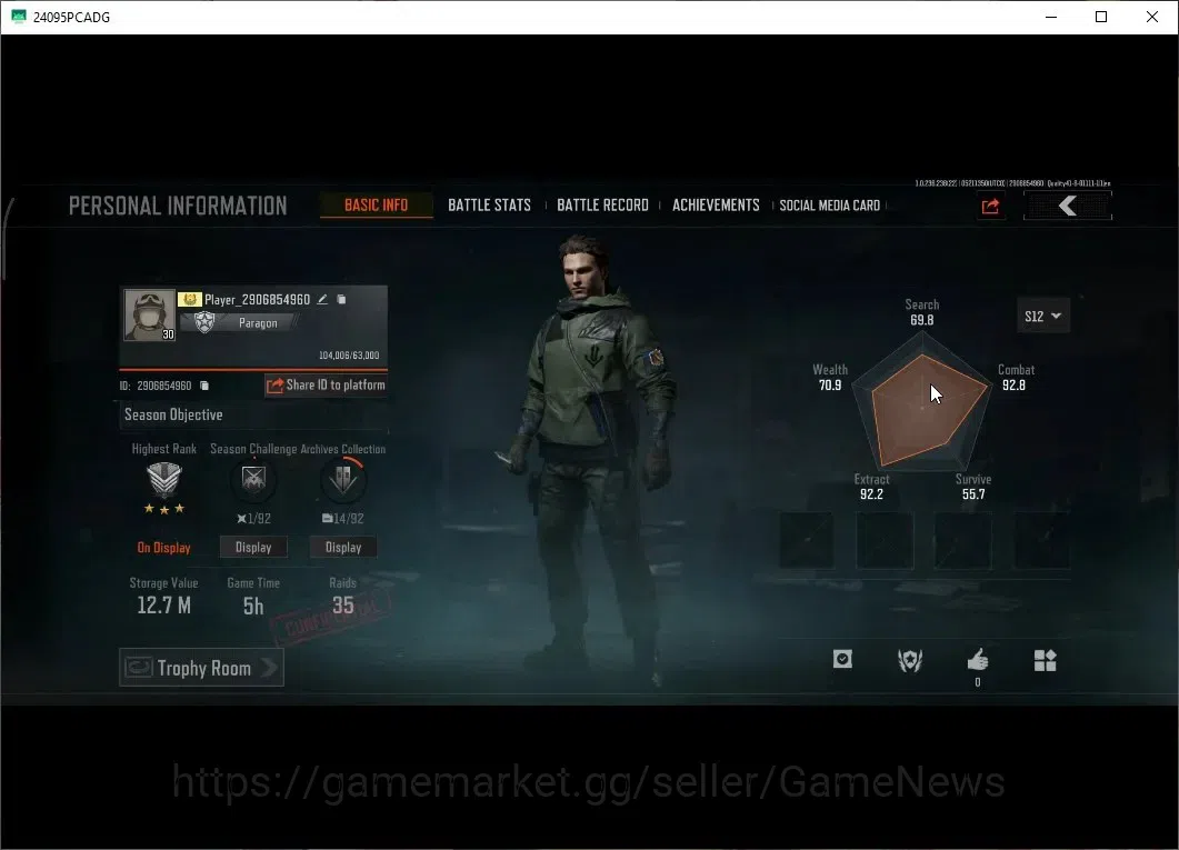 Arena Breakout Accounts MOBILE|Lv30 | SV 12.7M | CV 9.18M | P AKM,ET AK-7 image 2