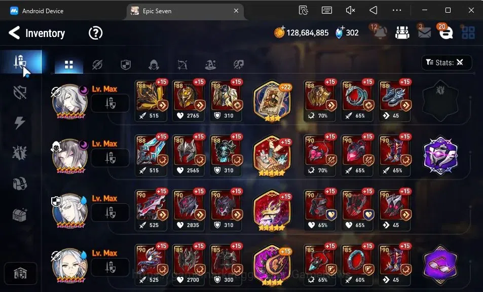 Epic Seven Accounts GLOBAL Unverif|New Era|20 ML(School Nurse Yulha,BA image 14