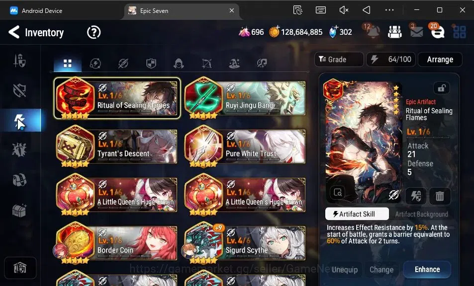 Epic Seven Accounts GLOBAL Unverif|New Era|20 ML(School Nurse Yulha,BA image 16